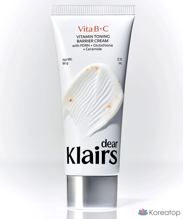 Крем Dear, Klairs Vitamin Toning Barrier Cream, 60 г, 1 шт.