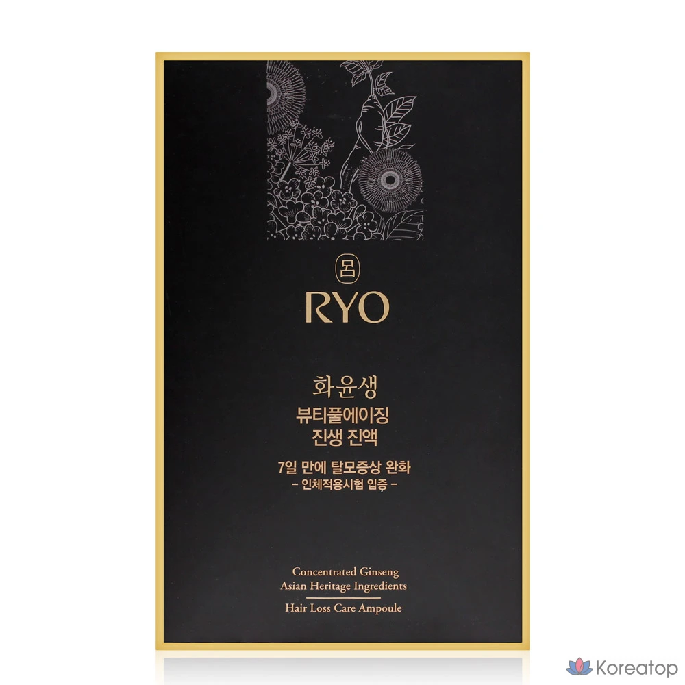 Тонер Ryo Hwayunsaeng Beautiful Aging Ginseng Jin액 8p, 160 мл, 1 шт.