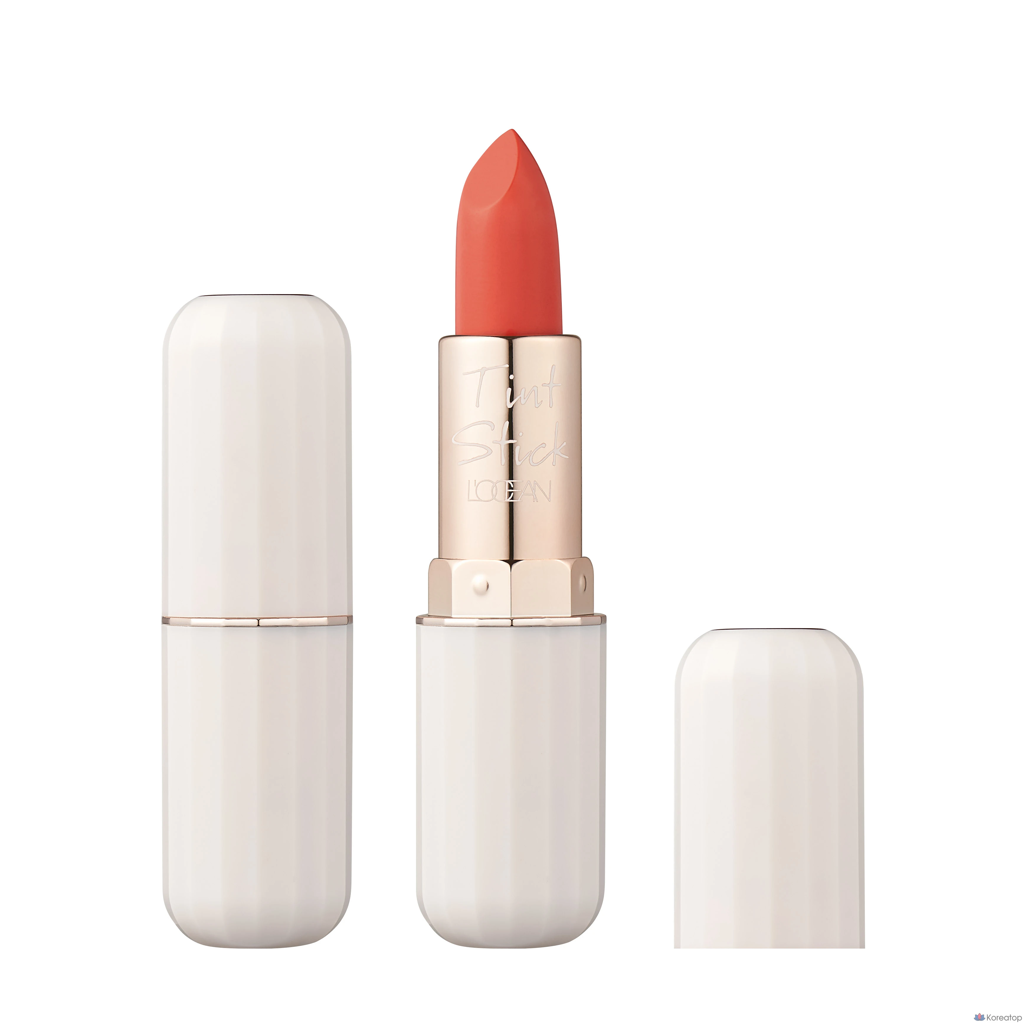 Тинт для губ L'OCEAN Lev Tint Stick, оттенки 02 Curious Salmon и 04 Brave Tangerine, 2 шт.