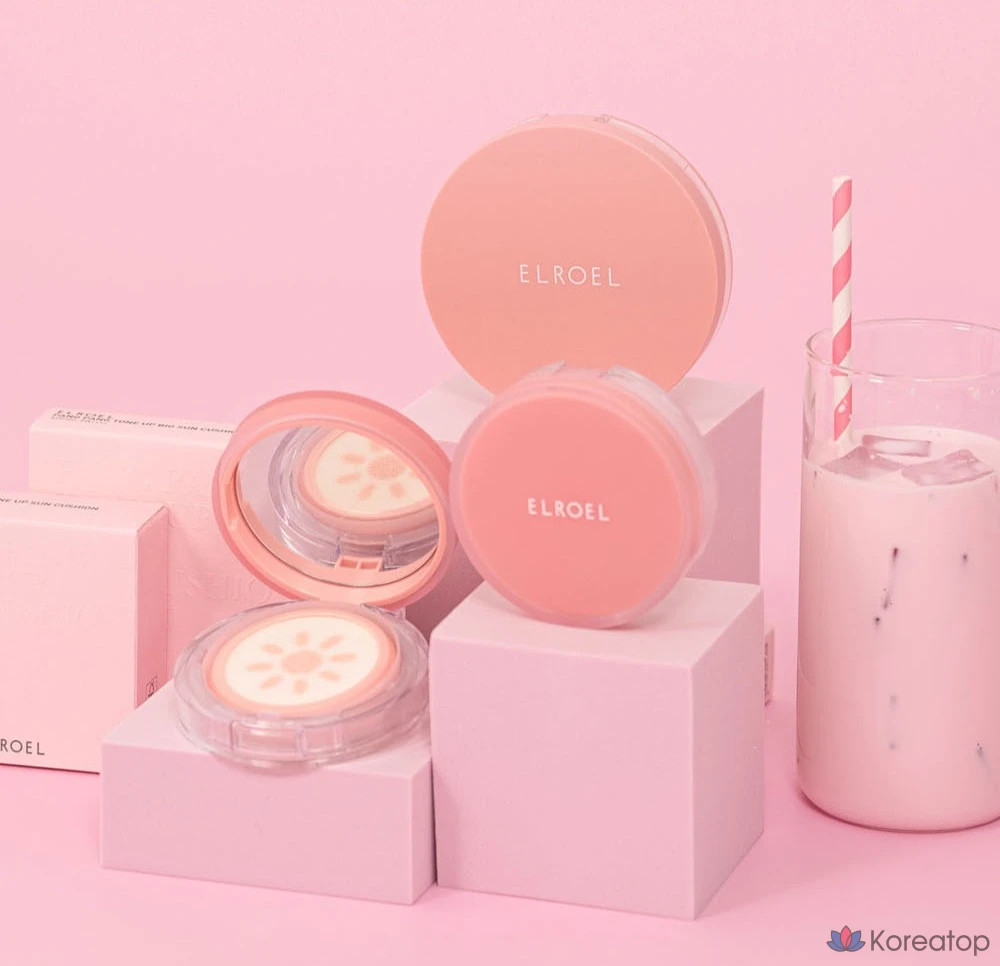 Солнцезащитный кушон ELROEL Pang Pang Tone Up Sun Cushion Refill SPF50+ PA++++, 15 г, 1 шт.