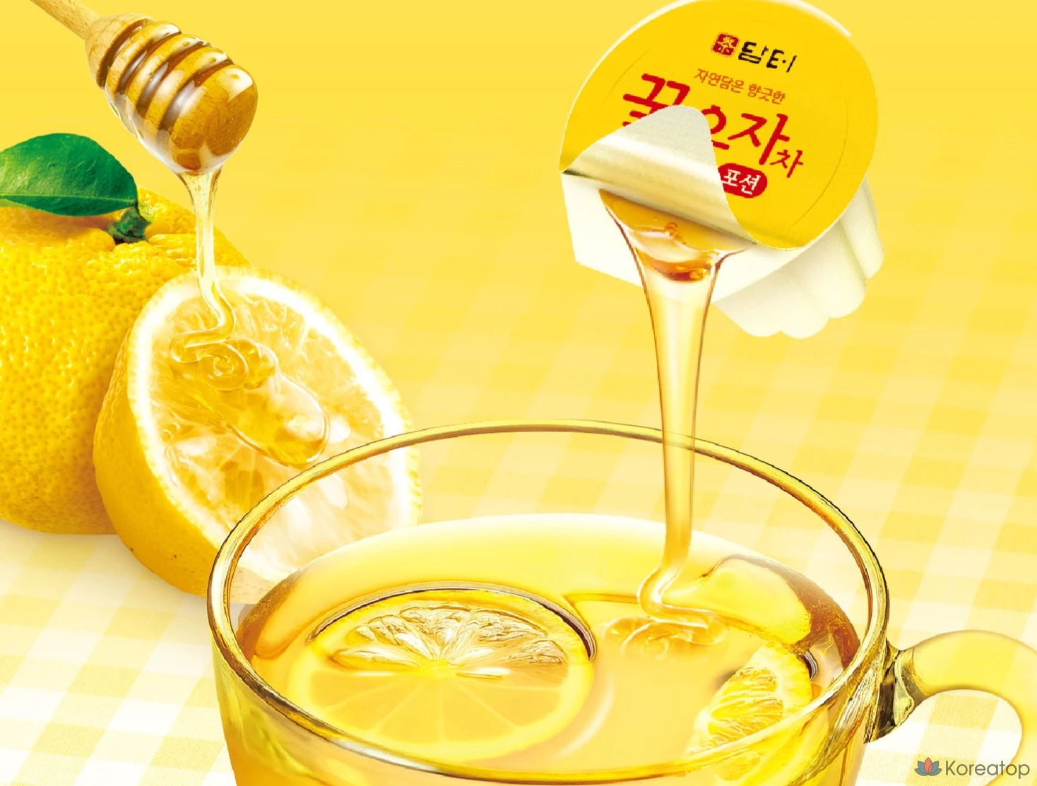 Чай Damtuh Honey Citron Tea Portion, 30 г, 15 шт.