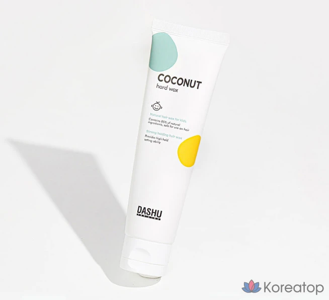 Воск для волос DASHU Kids Coconut Hard Hair Wax, 100 мл, 1 шт.