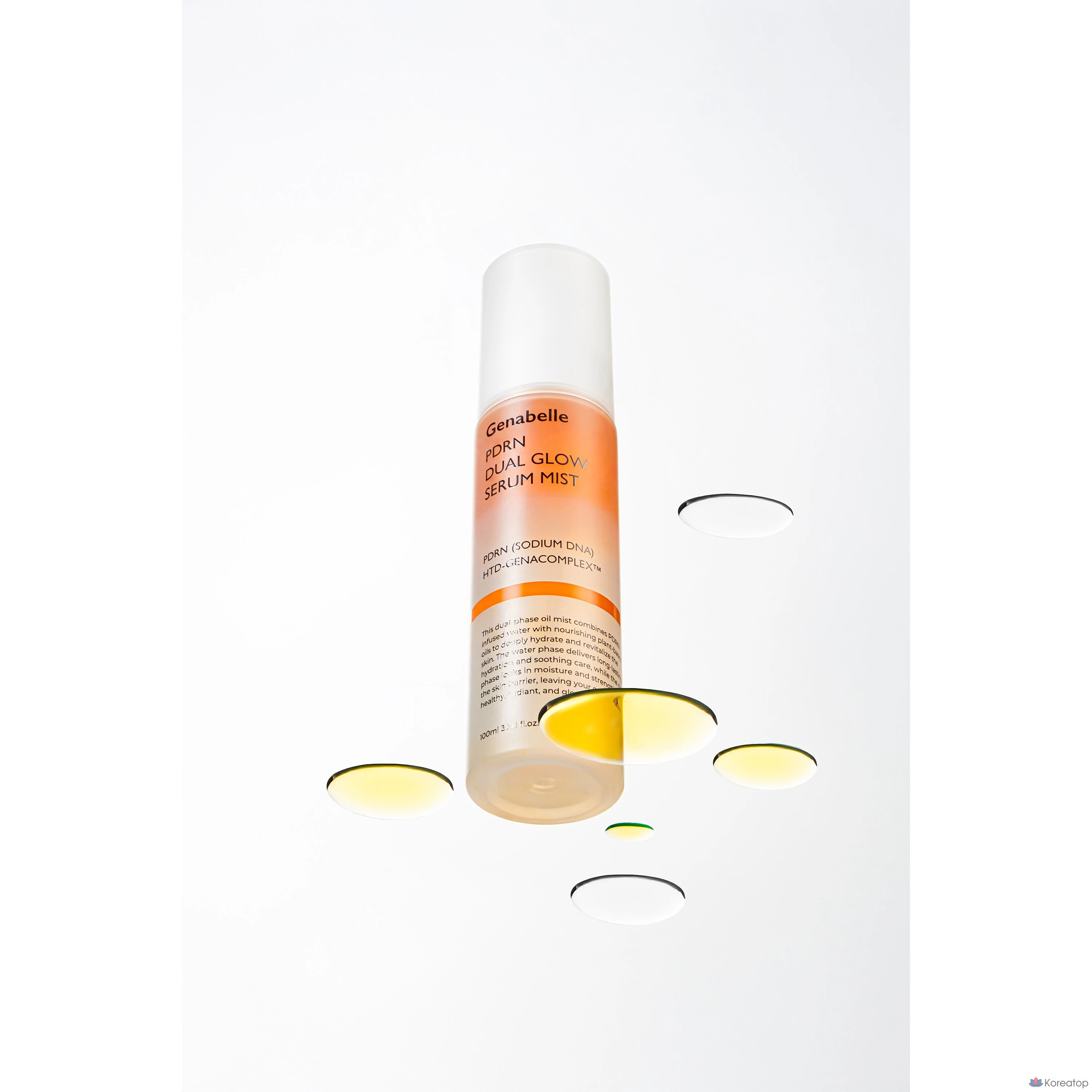 Сыворотка-мист Genabelle PDRN Dual Glow Serum Mist, 100 мл, 1 шт.