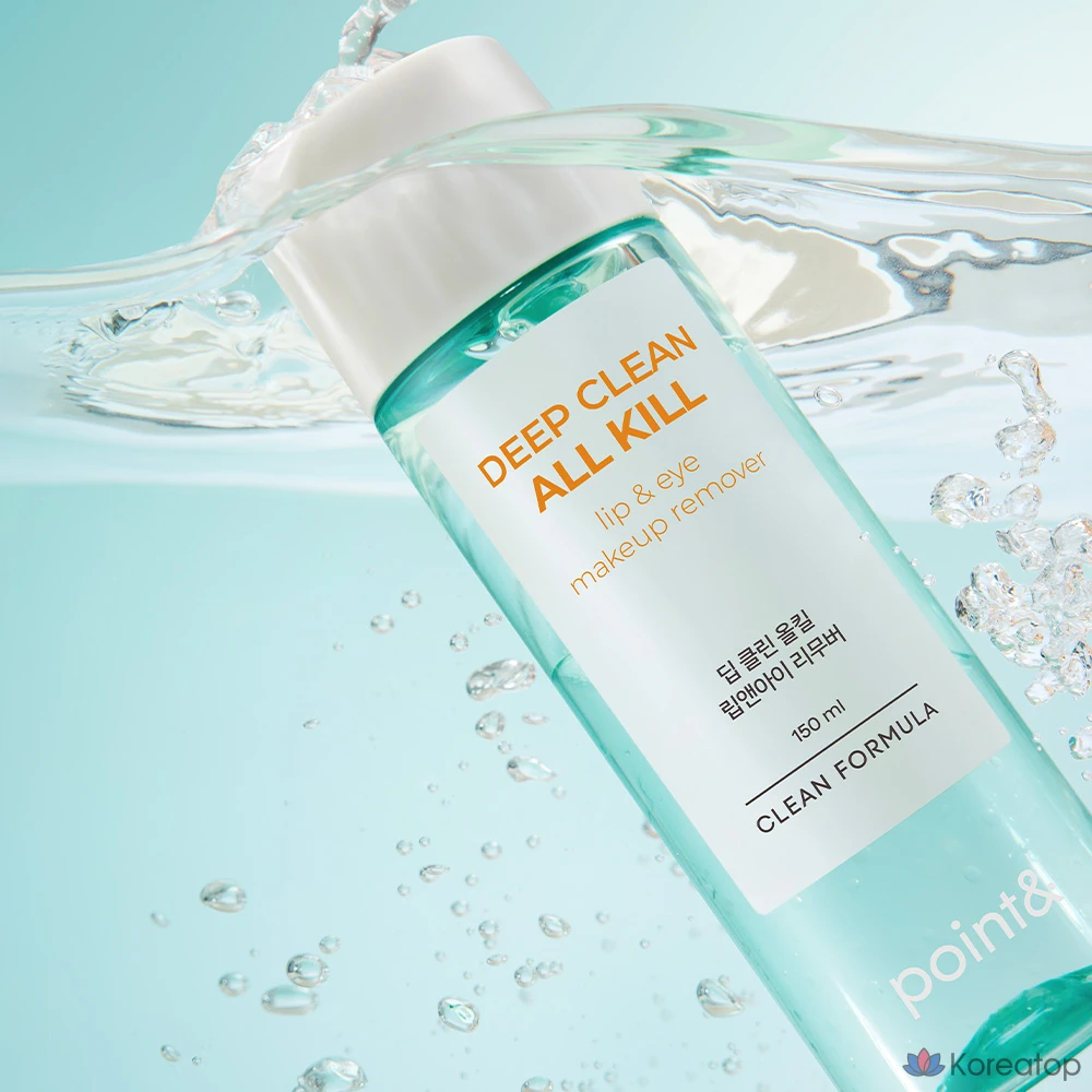 Гидрофильное масло Point& Deep Clean All Kill Lip & Eye Remover, 150 мл, 1 шт.