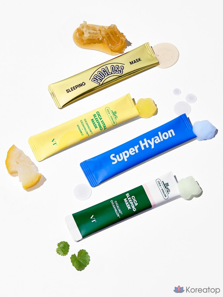 Ночная маска VT Cosmetics Super Hyalon Sleeping Mask, 4 мл, 12 шт.