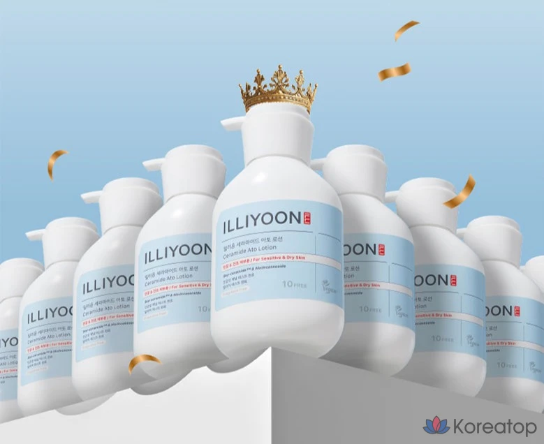 Лосьон для тела ILLIYOON Ceramide Ato Lotion Unscented, 350 мл, 1 шт.