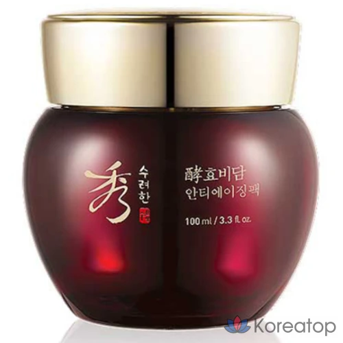 Тканевая маска для лица Sooryehan Hyobidam Anti-Aging Pack, 1 шт.