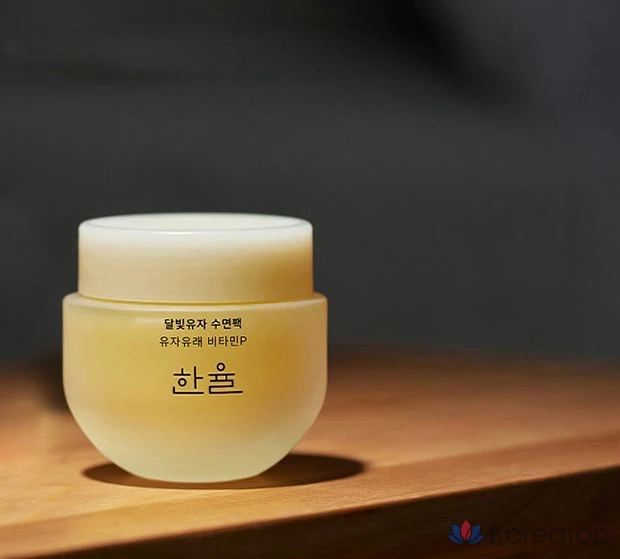 Спальная маска для лица HANYUL Moonlight Yuja Sleeping Pack, 70 мл, 1 шт.