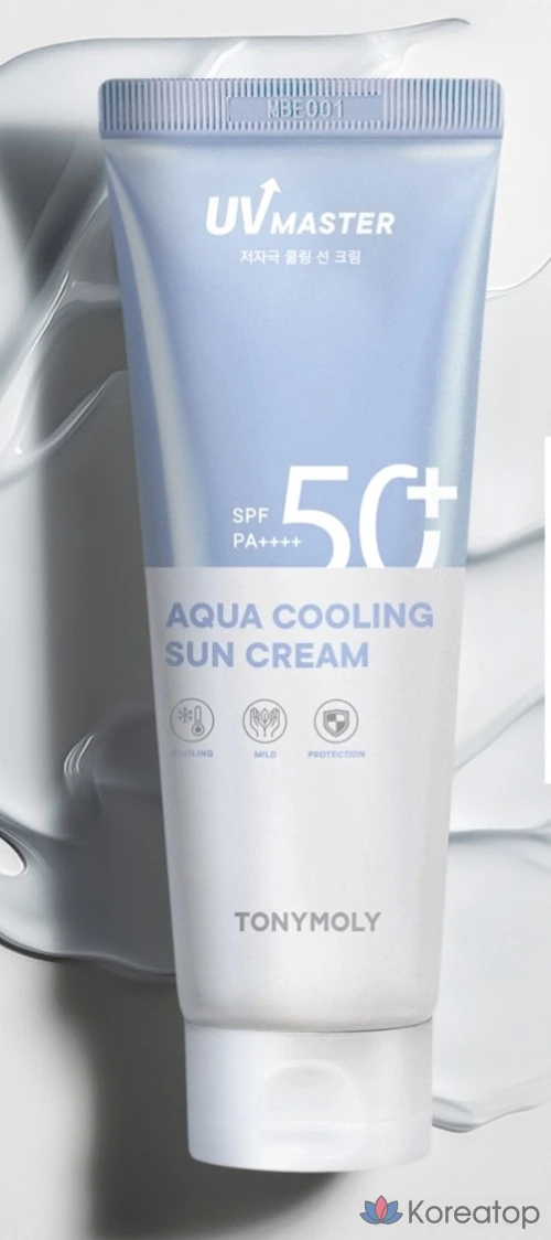 Солнцезащитный крем Tony Moly UV Master Aqua Cooling Sun Cream SPF50+ PA++++, 150 мл, 1 шт., фото 3