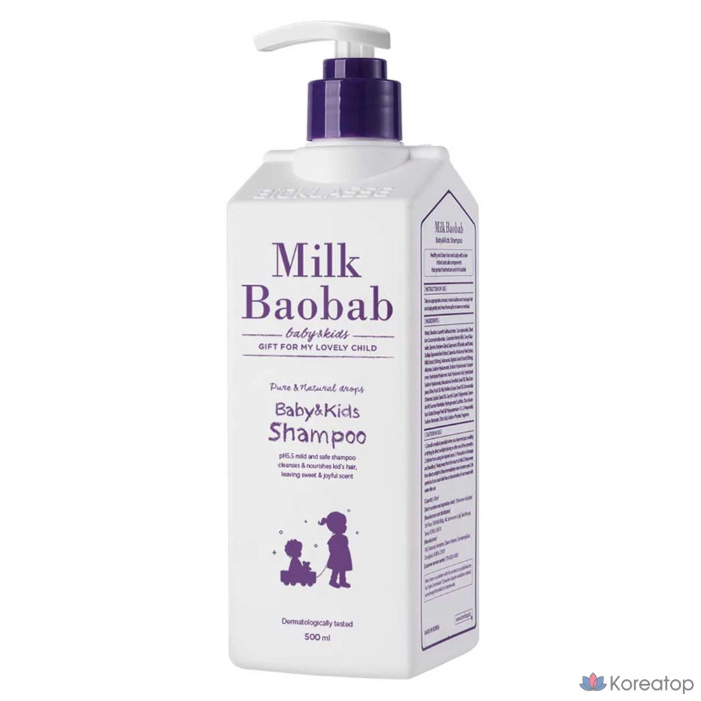 Шампунь Milk Baobab Baby & Kids Shampoo, 500 мл, 1 шт.