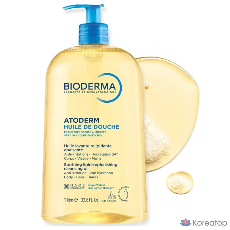 Гидрофильное масло Bioderma Atoderm Huile de Douche, 1 л, 1 шт.
