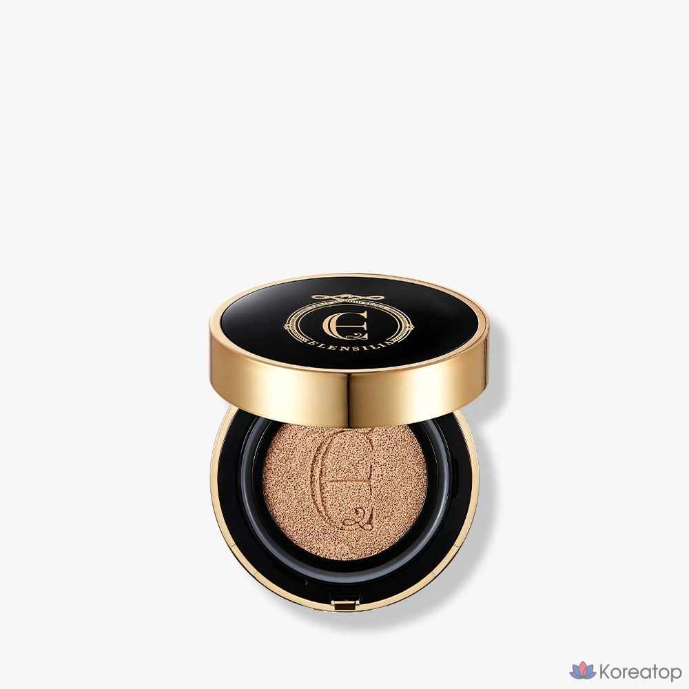 Кушон Elensilia Escargot Essence All-in-one Snail Cover Cushion Premium Refill, оттенок 21, 15 г, 1 шт.