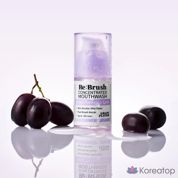 Ополаскиватель для полости рта Re:Brush Juice Concentrated Gargle Grape, 20 мл, 1 шт.