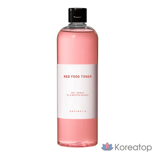 Тонер Graymelin Pore Elasticity Care Red Food Toner, 500 мл, 1 шт.