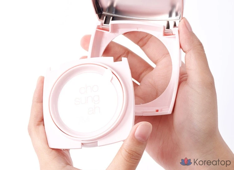Кушон CHOSUNGAH Raybeam Up Cream Angel Ring Edition CC Cushion SPF50+ PA++++, оттенок Peach, 14 г + 2 рефила, 1 шт.