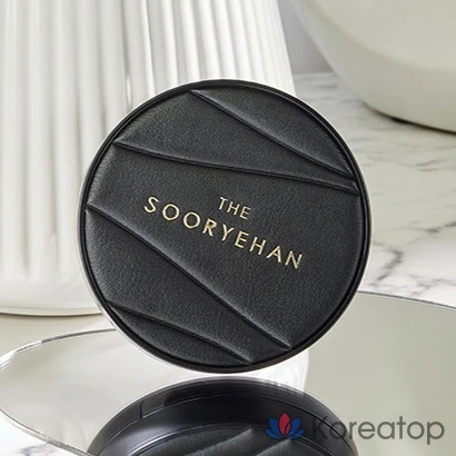 Кушон Sooryehan The Black Tension Fit Mesh Cushion (основной 13 г + сменный блок 13 г), оттенок 21, 1 шт., фото 3