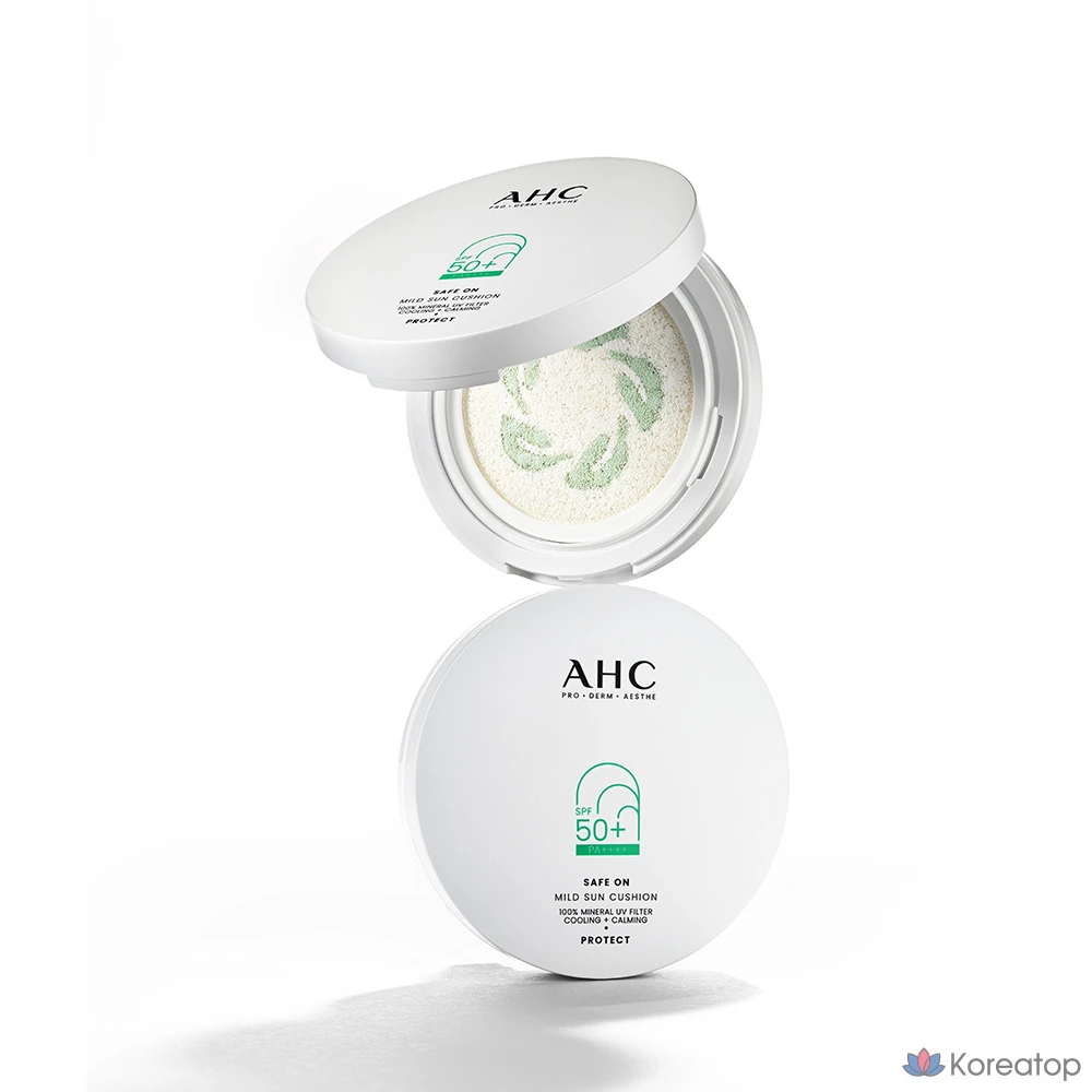 Кушон AHC Safe On Mild Sun Cushion SPF50+ PA++++, 25 г, 1 шт.