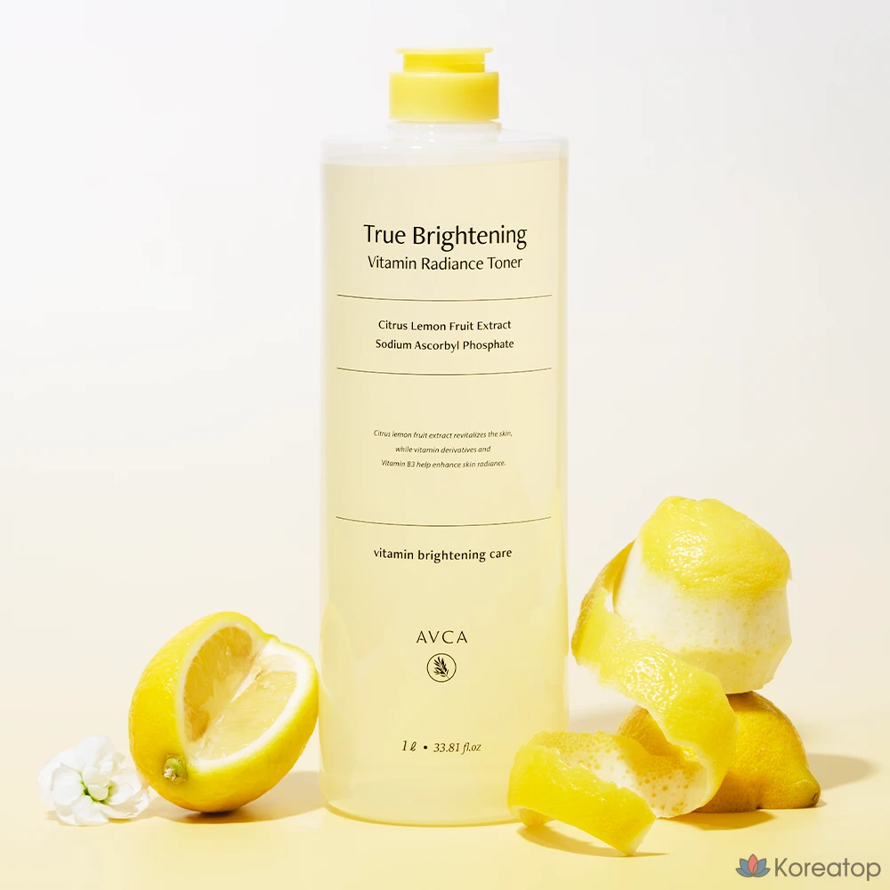 Тонер AVCA True Brightening Vitamin Glow Toner, 1 л, 1 шт.