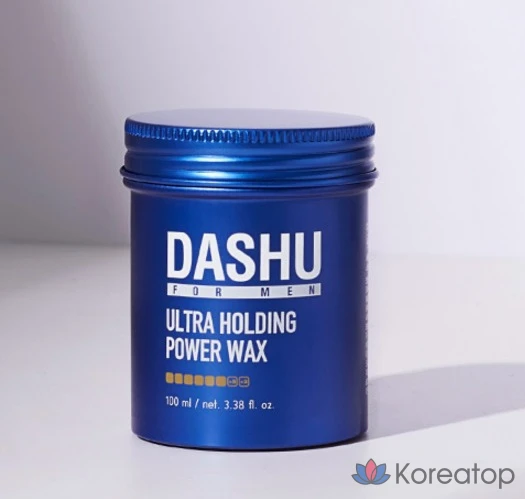 Воск для волос DASHU For Men Premium Ultra Holding Power Wax, 100 мл, 1 шт., фото 2