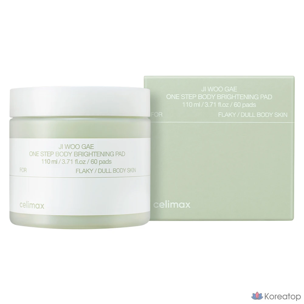 Пилинг-пэды для тела Celimax One Step Body Brightening Pad, 110 мл, 1 шт.