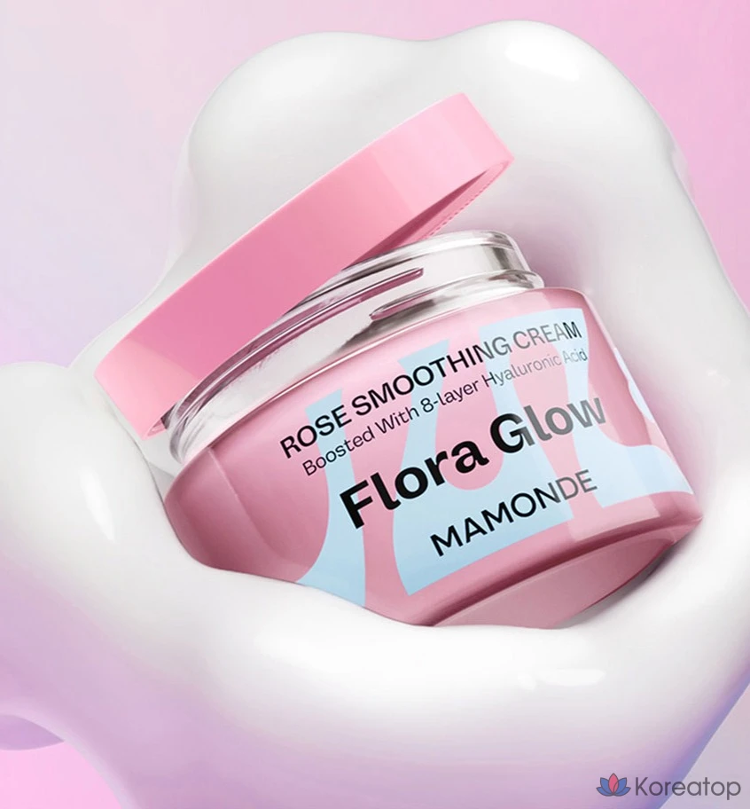 Крем для лица Mamonde Flora Glow Rose Smoothing Cream, 50 мл, 1 шт.