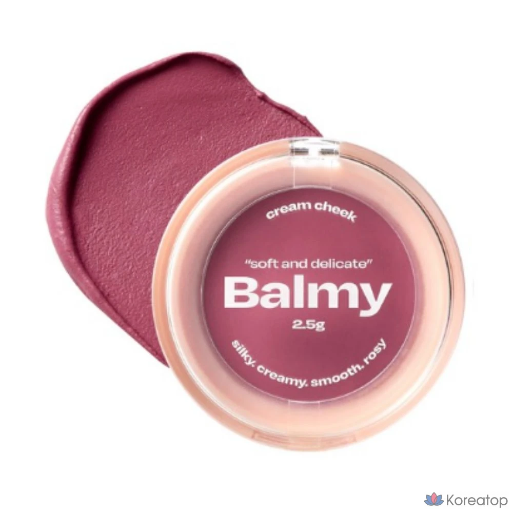 Кремовые румяна ALTERNATIVE STEREO Bami Cream Cheek, оттенок 06 Plum Jam, 2.5 г, 1 шт.