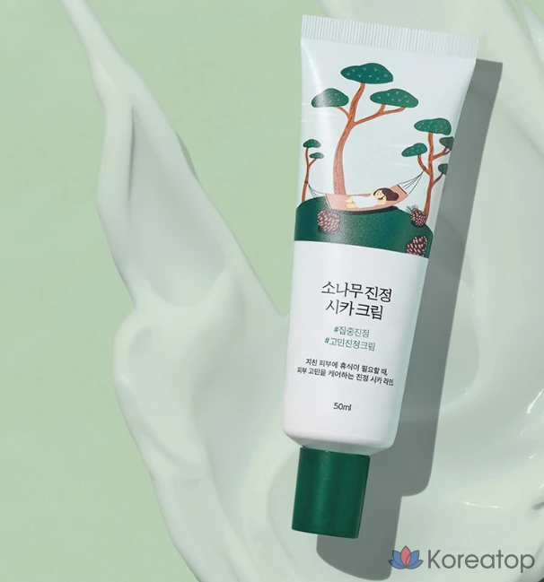 Крем для лица Round Lab Pine Calming Cica Cream, 50 мл, 1 шт., фото 3