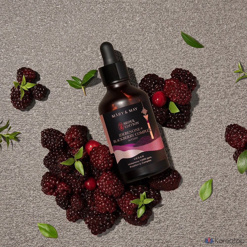 Сыворотка Mary&May Idebenone Blackberry Complex Serum, 80 мл, 1 шт., фото 3