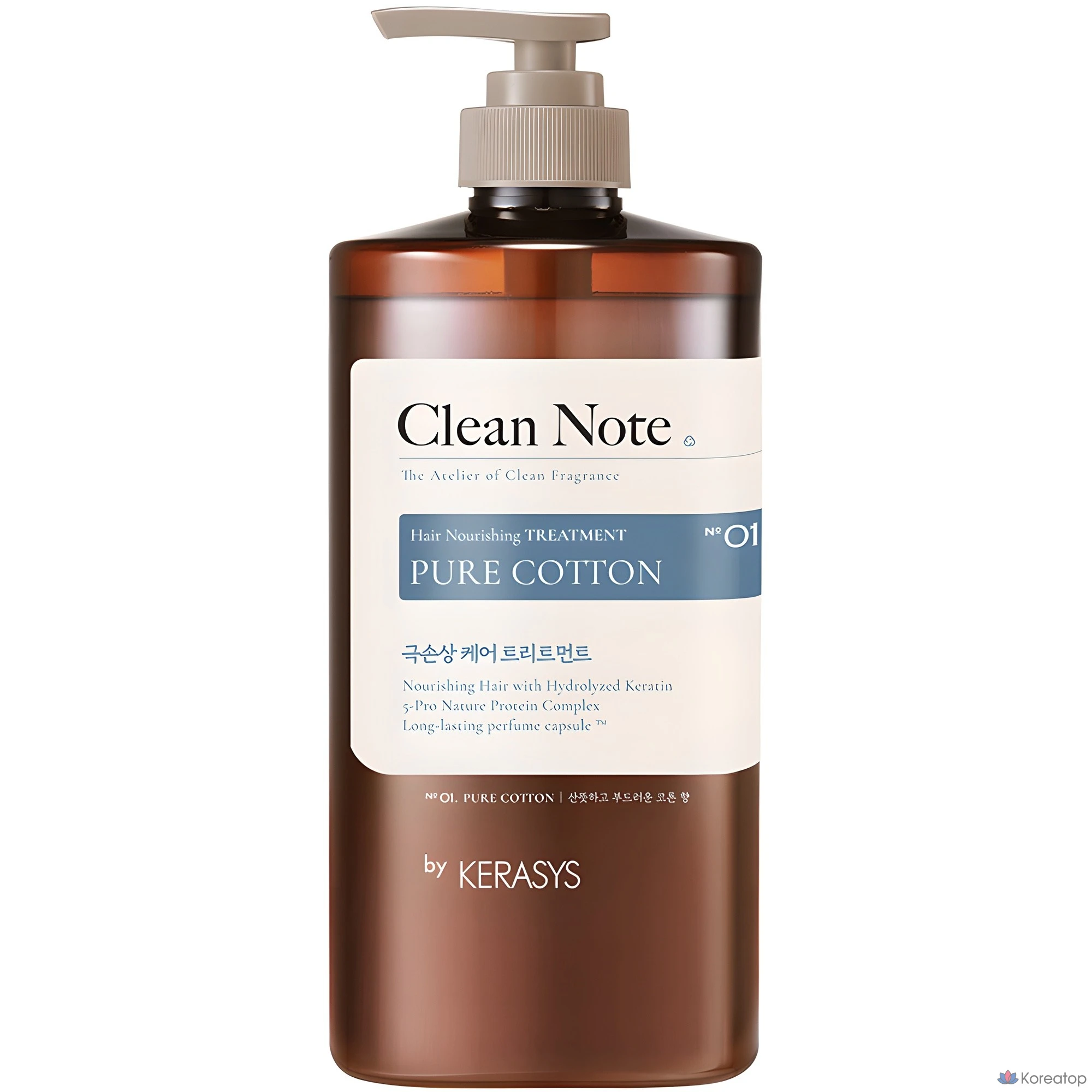 Кондиционер для волос KeraSys Clean Note Pure Cotton Treatment, 1 л, 1 шт.