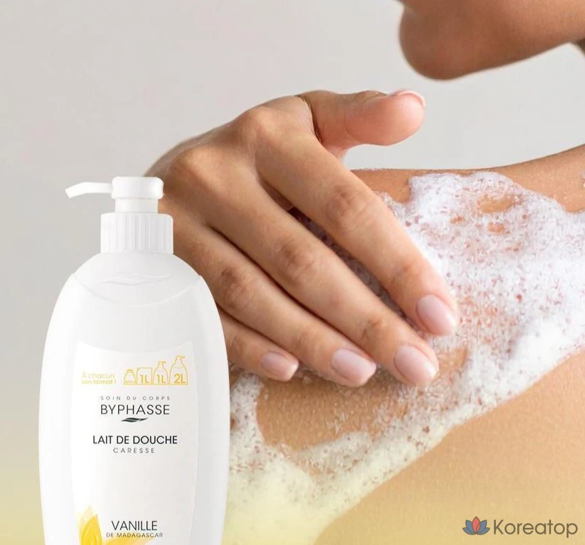 Гель для душа Byphasse Vanilla, 1 л, 1 шт.
