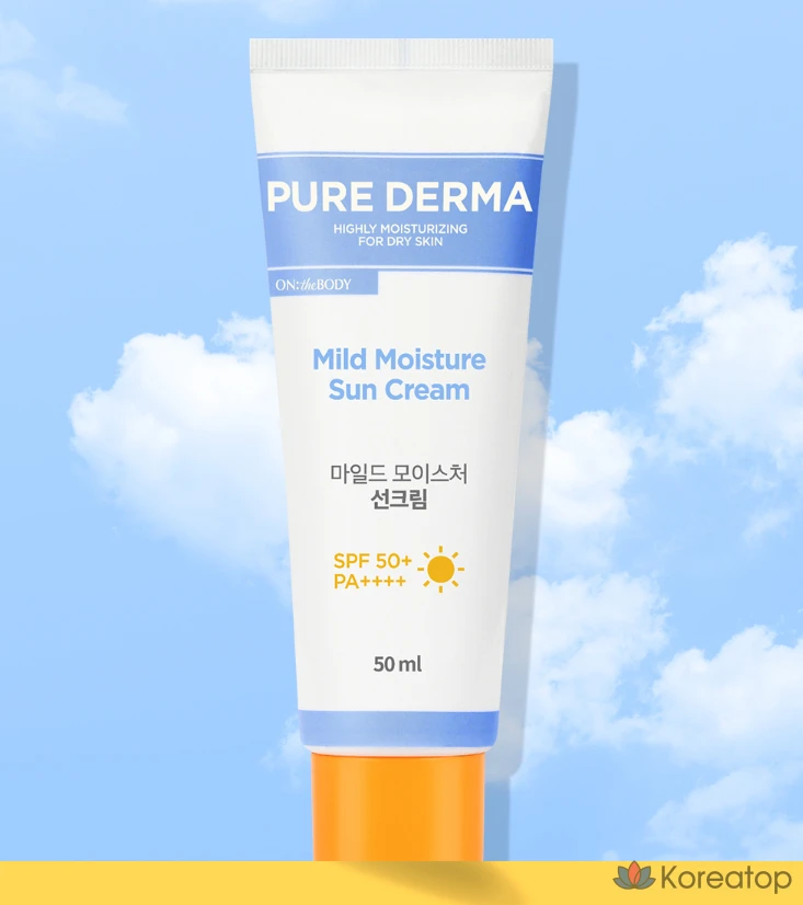 Солнцезащитный крем Pure Derma Mild Moisture Sun Cream SPF50+ PA++++, 50 мл, 1 шт.