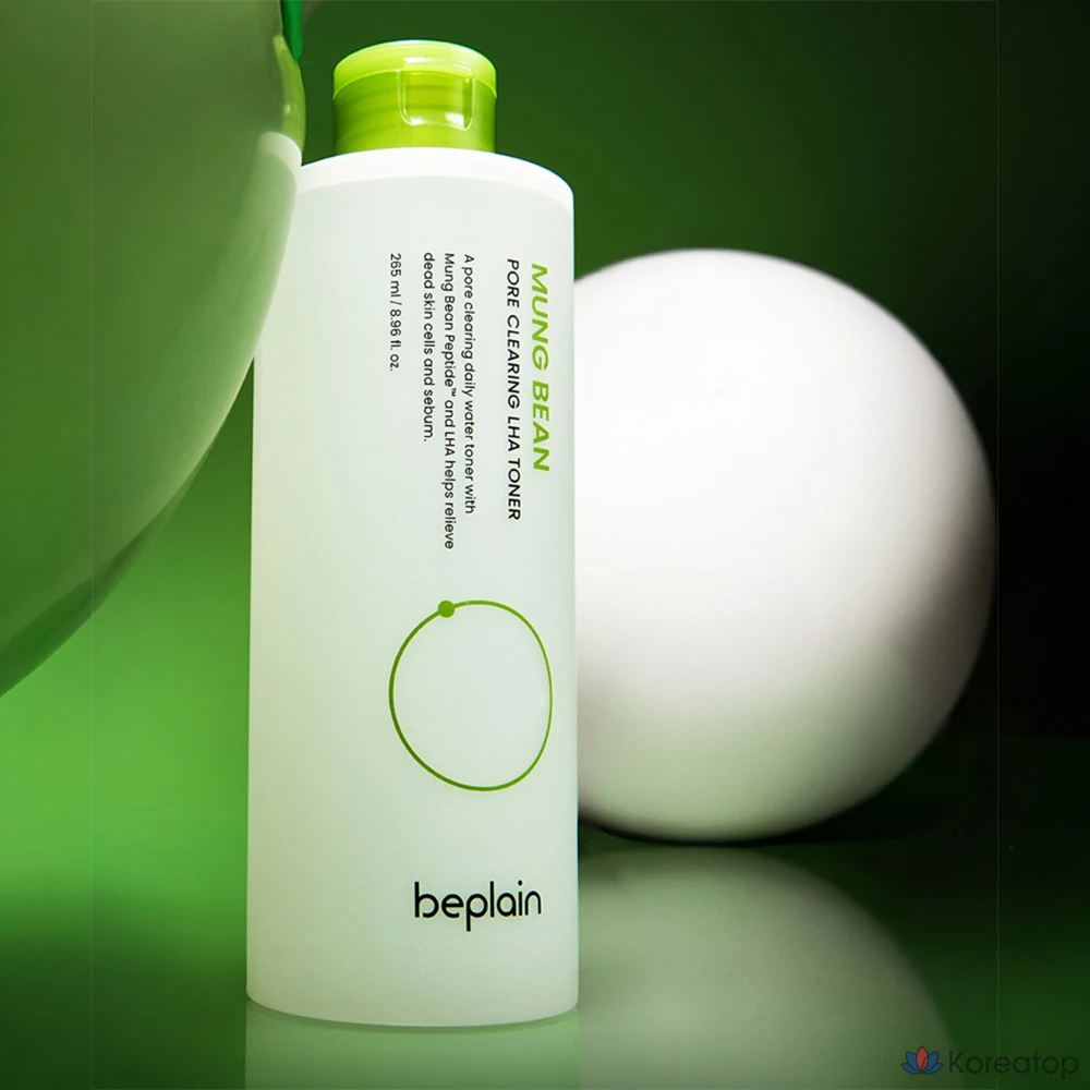 Тонер Beplain Green Bean Pore Clearing LHA Toner, 265 мл, 1 шт.
