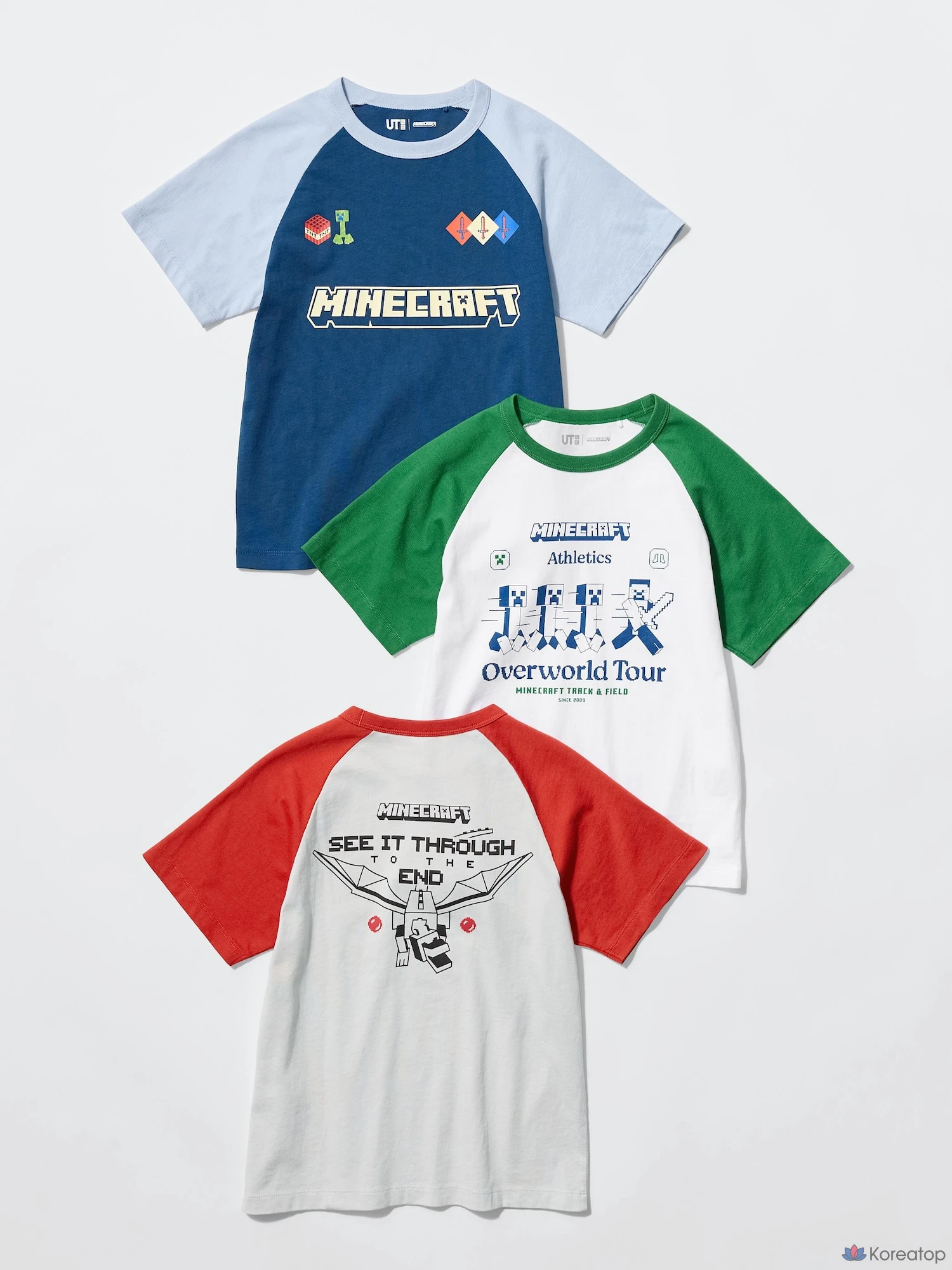 Футболка детская Uniqlo Minecraft UT Graphic T-Shirt
