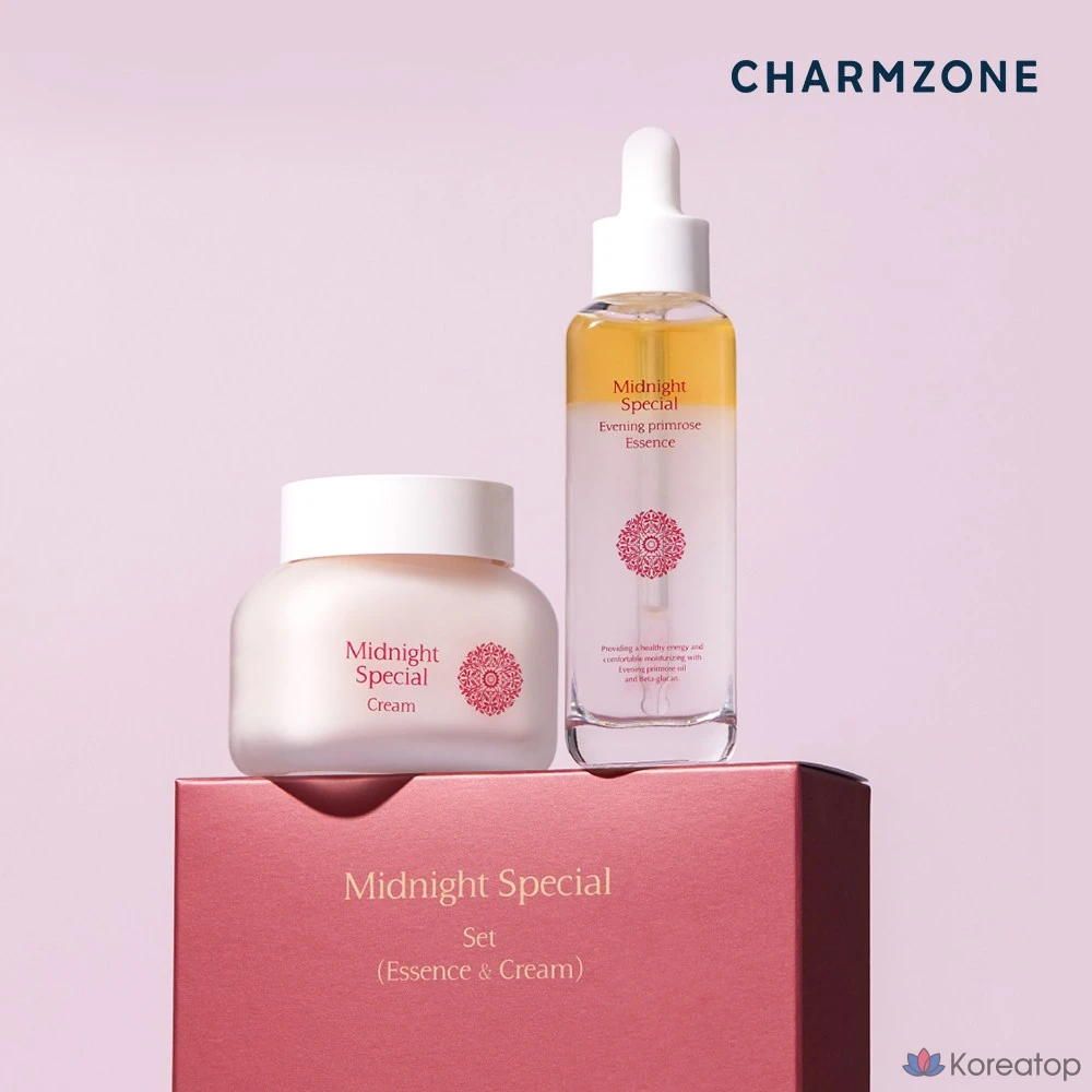 Набор для ухода Charmzone Midnight Special Essence + Cream Set, 2 шт.