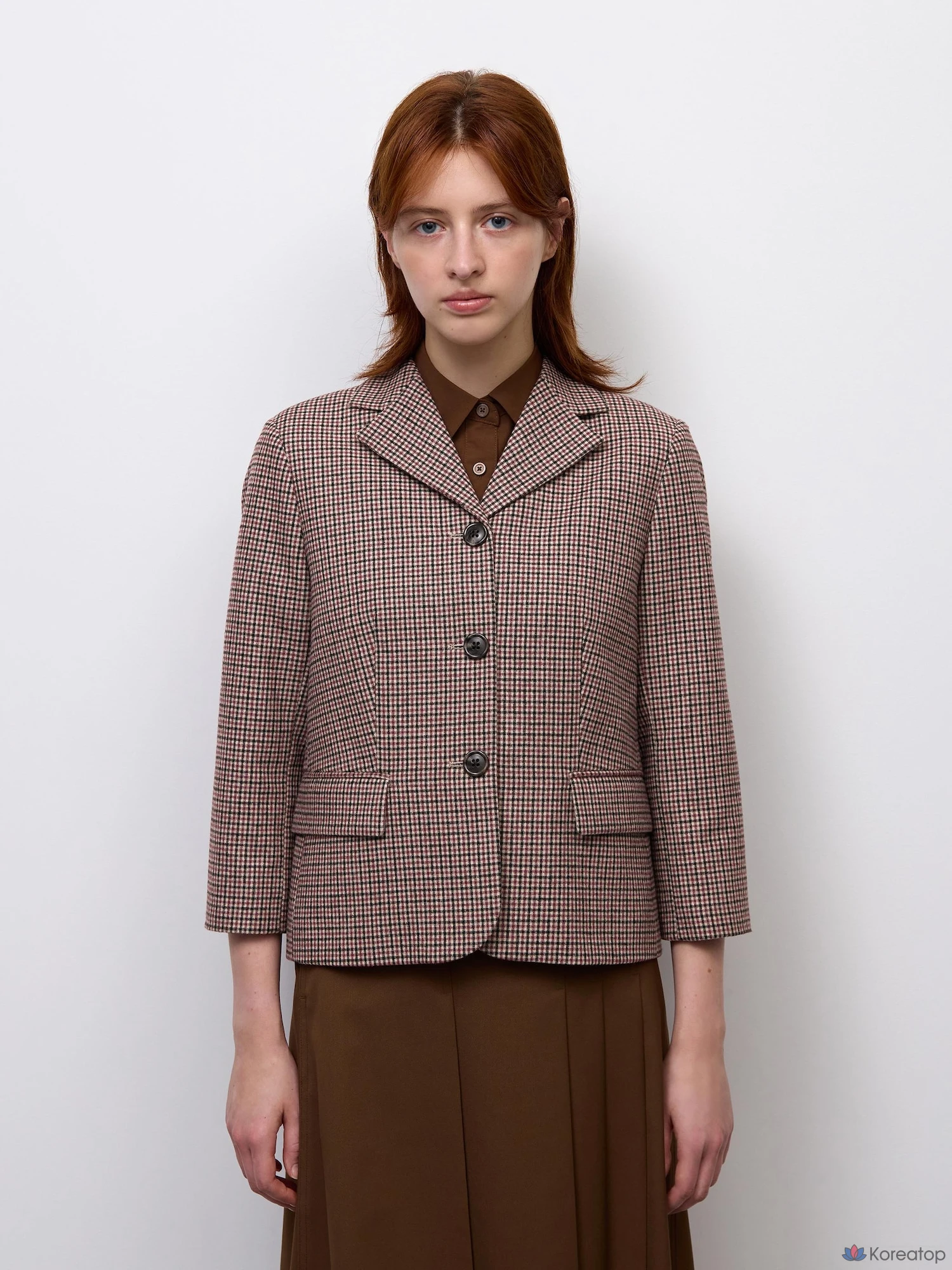 Куртка детская Uniqlo, в клетку