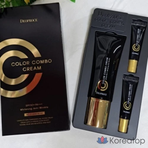 Крем CC Deoproce Color Combo SPF50+ PA+++, оттенок 23, 40 г, 1 шт.