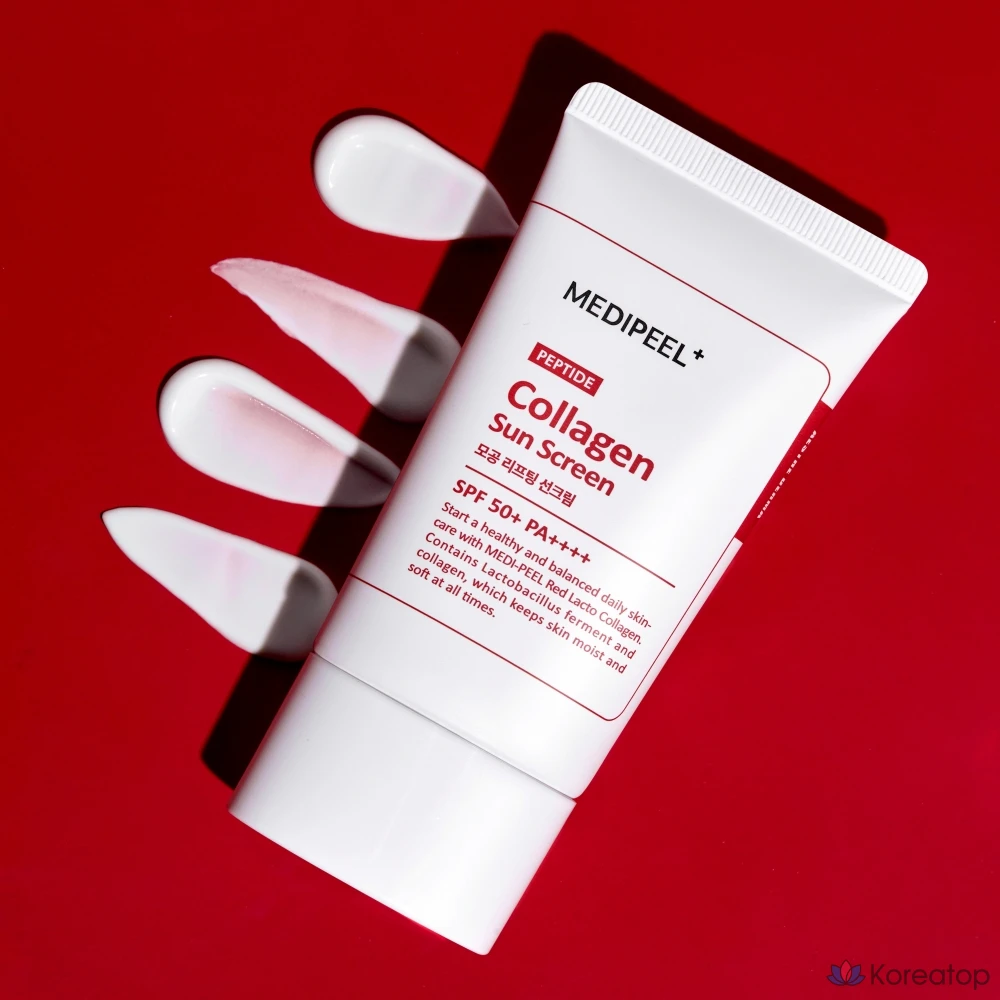 Солнцезащитный крем Medi-Peel Red Lacto Collagen Pore Lifting Sun Cream SPF50+ PA++++, 50 мл, 1 шт.