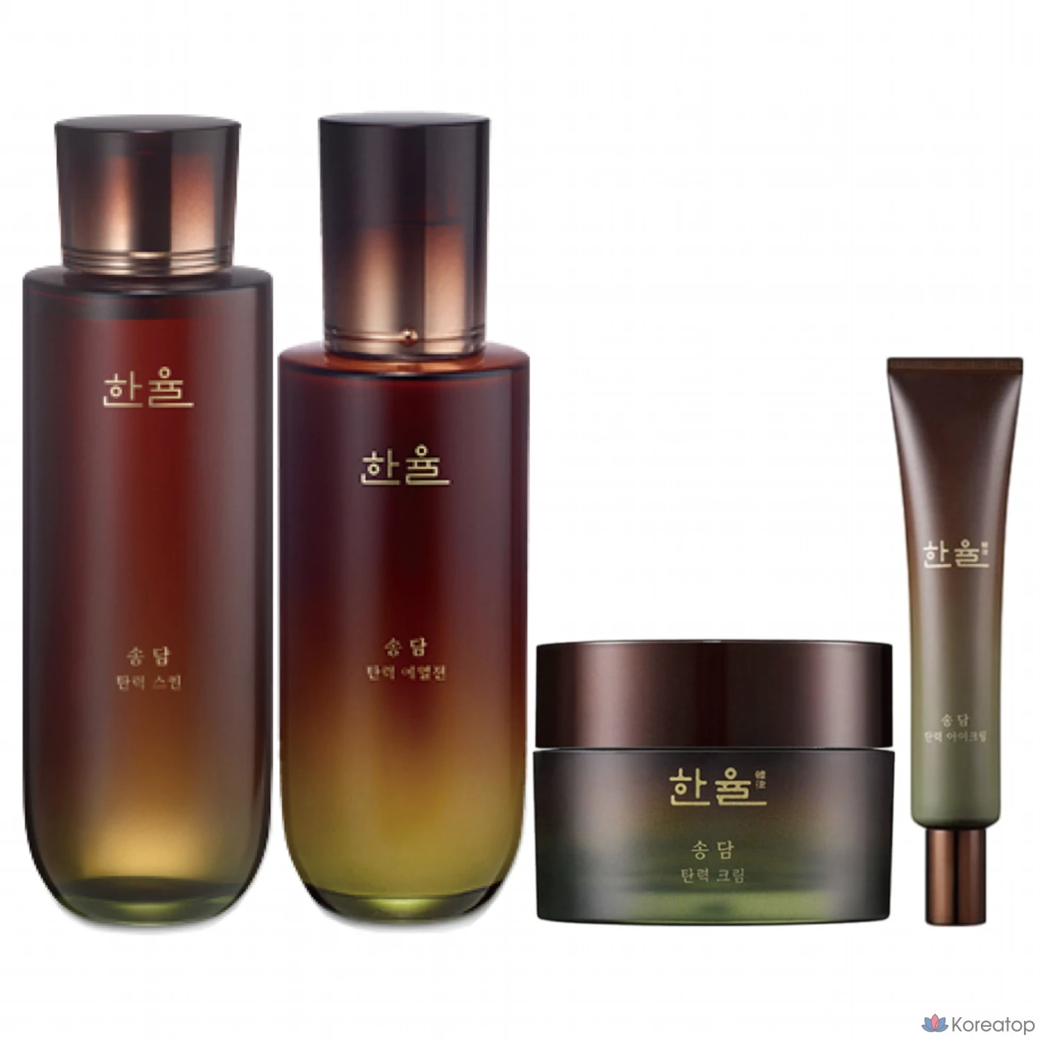 Набор для ухода HANYUL Songdam 4-piece Set (Toner + Emulsion + Cream + Eye Cream), 1 шт.