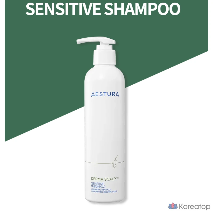 Шампунь AESTURA Dermascalp Pro Sensitive Shampoo, 300 мл, 1 шт.
