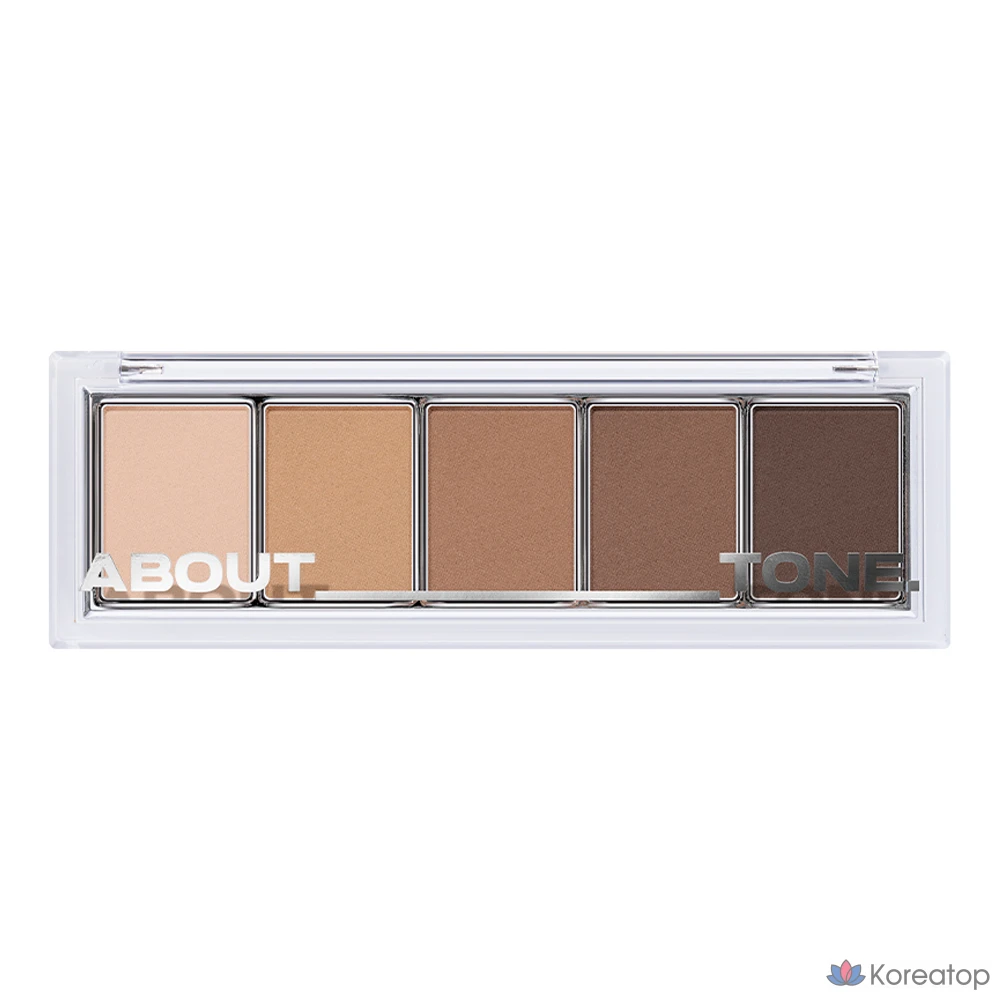 Тени для век ABOUT TONE Return to Basic Shadow Palette, оттенок 05 Cappuccino, 9 г, 1 шт.