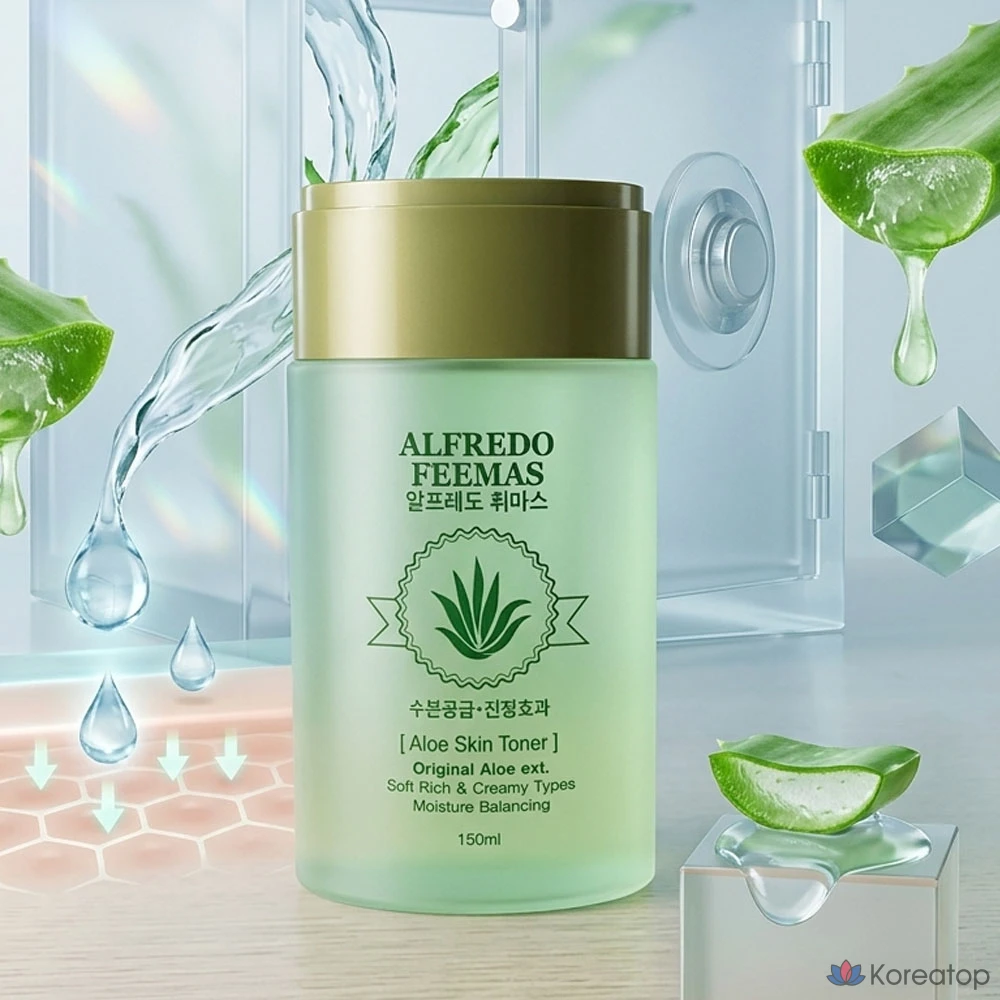 Набор для ухода Alfredo Feemas Aloe Men Skincare 2-piece Set, 2 шт., фото 3