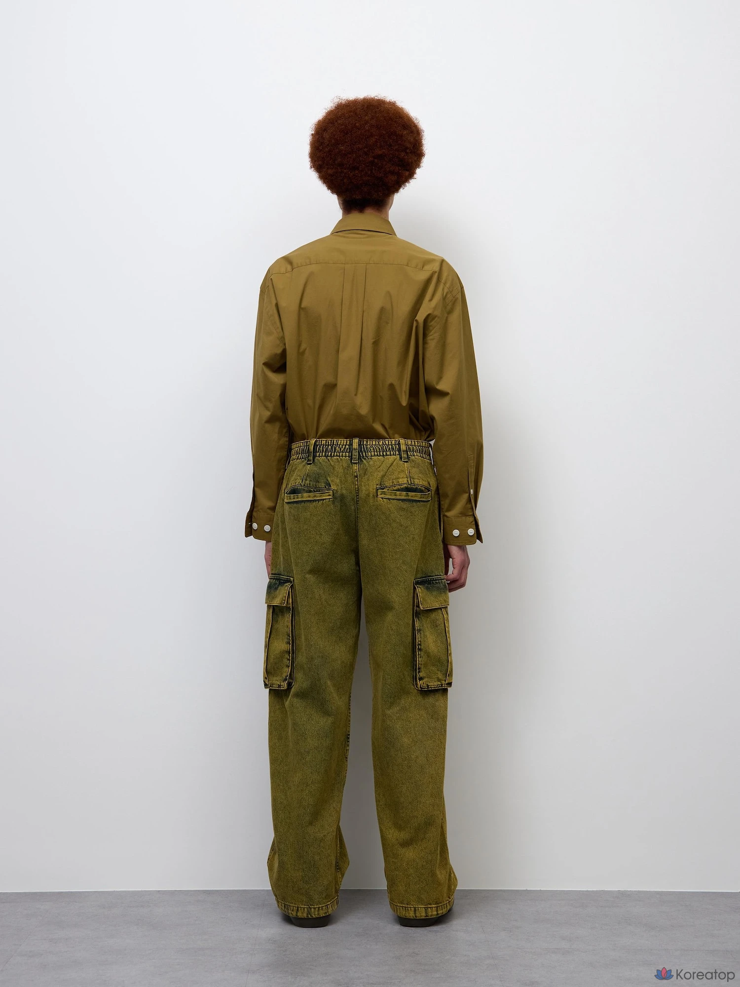 Джинсы-карго широкие Uniqlo Denim Wide Cargo Pants, фото 4
