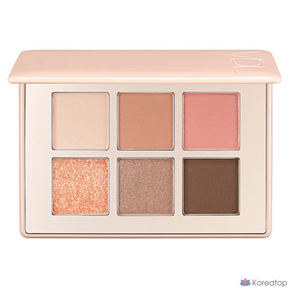 Тени для век VDL Eye Shine Color Mode Shadow Palette, оттенок 01 Peach Orange, 1 шт.