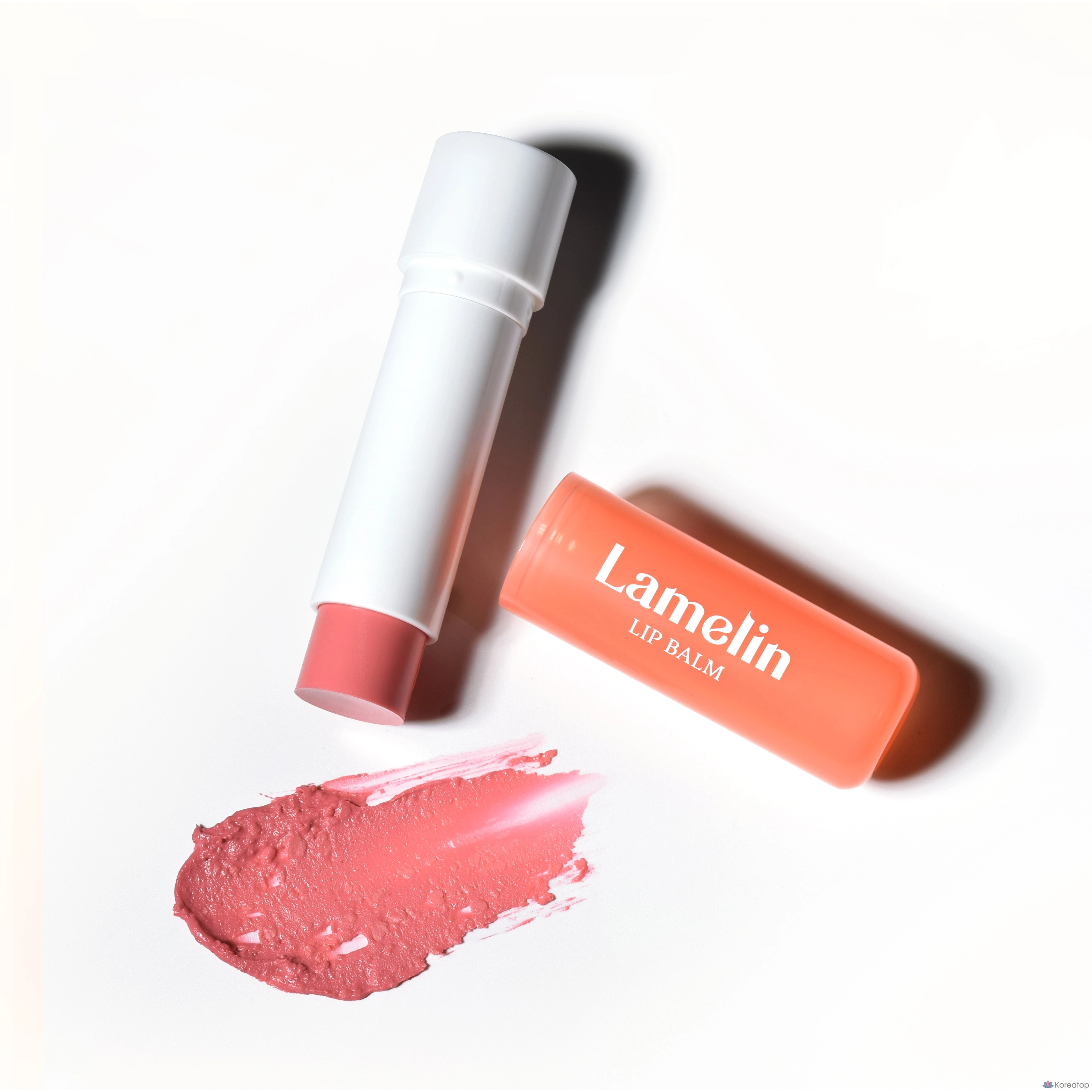 Бальзам для губ Lamelin Glow Fit Moisture Lip Balm, оттенок Peach Pink, 4.3 г, 1 шт.