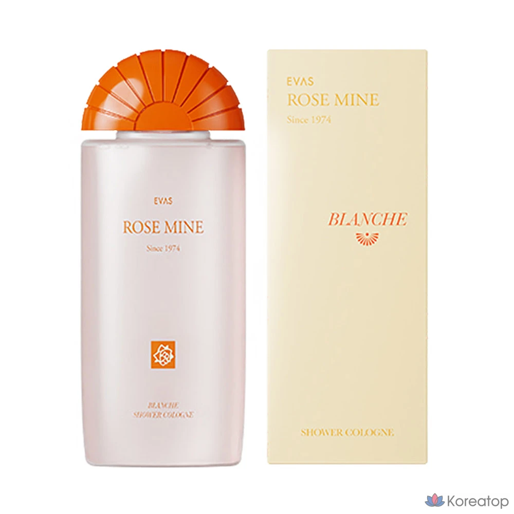 Парфюмированный спрей для тела EVAS Rosemine Shower Cologne Blanche, 185 мл, 1 шт.