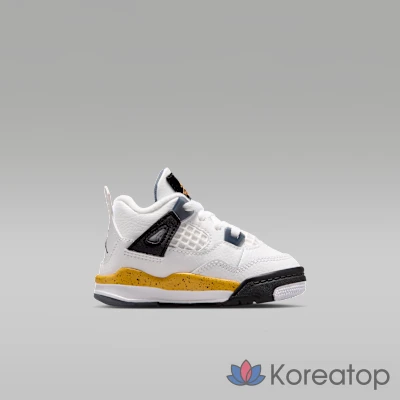 Кроссовки детские Jordan 4 Retro, Tour Yellow