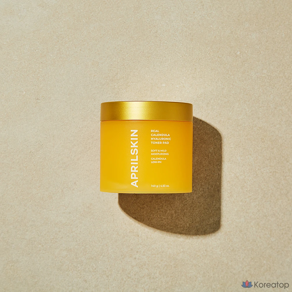 Тонер-пэды APRILSKIN Real Calendula Hyaluronic Toner Pad, 60 шт.