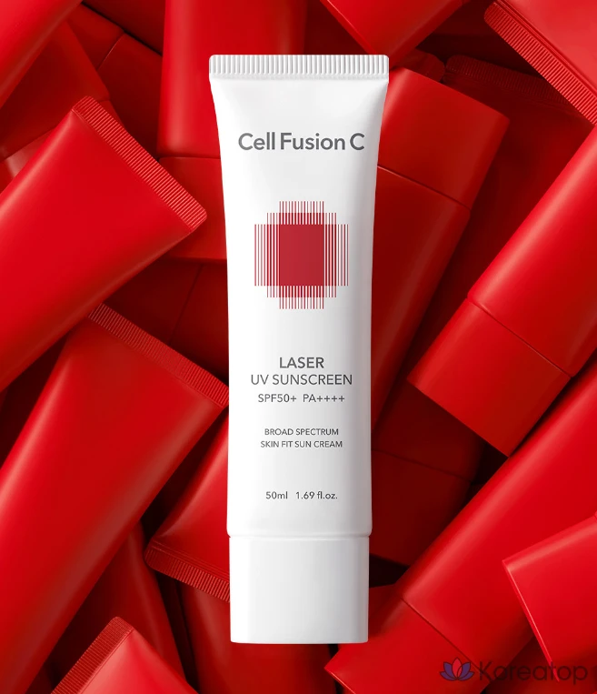 Солнцезащитный крем CELL FUSION C Laser UV Sunscreen SPF50+ PA++++, 50 мл x 2 шт. + 20 мл, 1 шт.