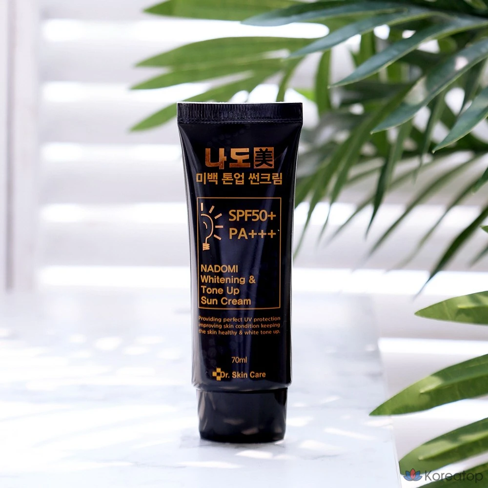 Солнцезащитный крем AYODELE Nado Me Tone-up Whitening Sun Cream SPF+ PA+++, 70 мл, 1 шт.
