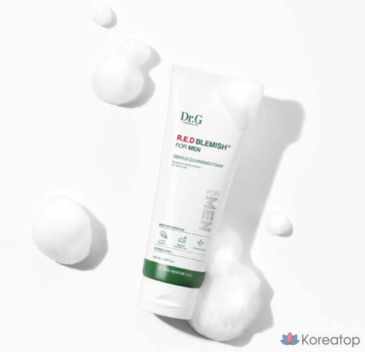Очищающая пенка Dr. G Red Blemish For Men Gentle Cleansing Foam, 150 мл, 1 шт.
